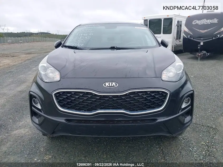 2020 KIA SPORTAGE VIN KNDPMCAC4L7703058 — фото 11
