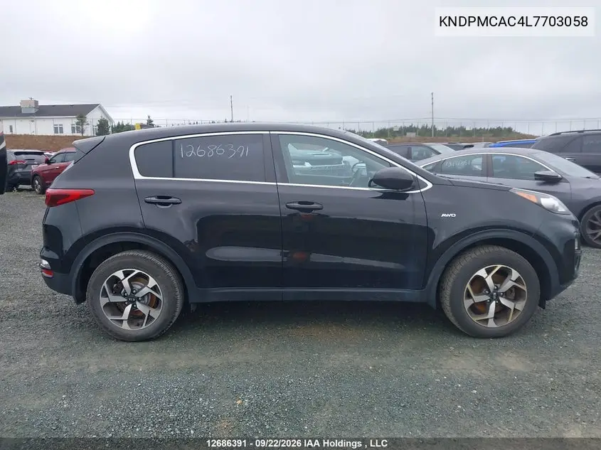 2020 KIA SPORTAGE VIN KNDPMCAC4L7703058 — фото 12