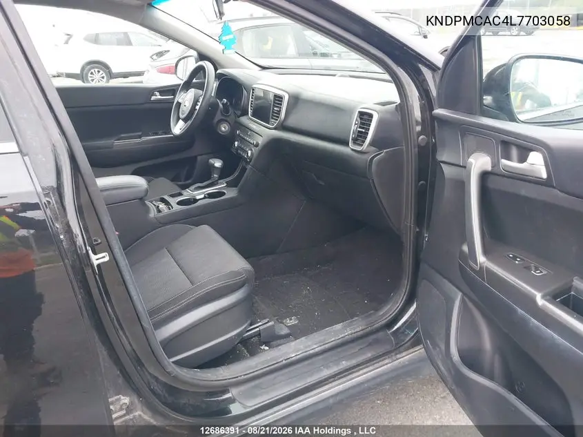 2020 KIA SPORTAGE VIN KNDPMCAC4L7703058 — фото 5
