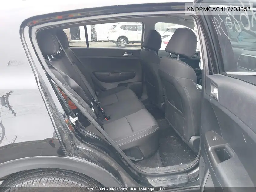 2020 KIA SPORTAGE VIN KNDPMCAC4L7703058 — фото 8