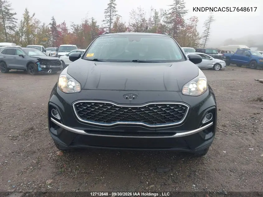 2020 KIA SPORTAGE VIN KNDPNCAC5L7648617 — фото 12