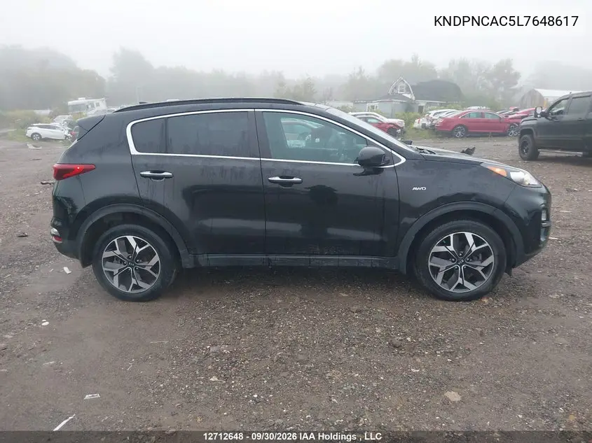 2020 KIA SPORTAGE VIN KNDPNCAC5L7648617 — фото 13