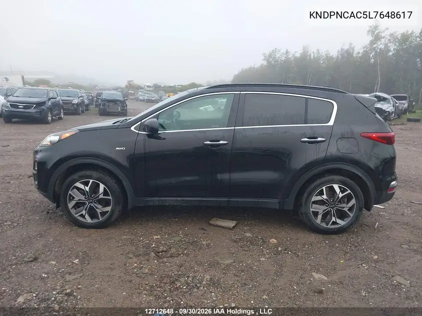 2020 KIA SPORTAGE VIN KNDPNCAC5L7648617 — фото 14