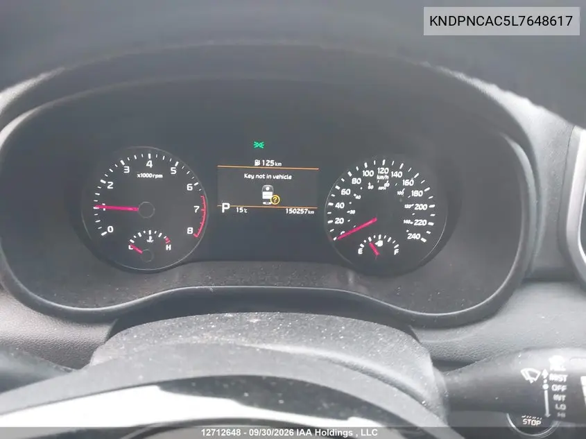 2020 KIA SPORTAGE VIN KNDPNCAC5L7648617 — фото 7