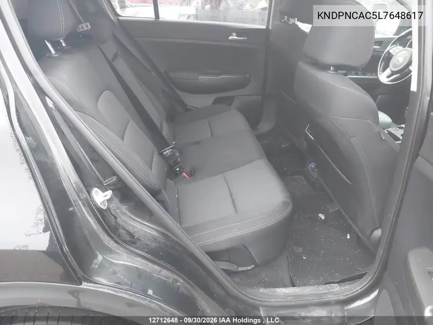 2020 KIA SPORTAGE VIN KNDPNCAC5L7648617 — фото 8