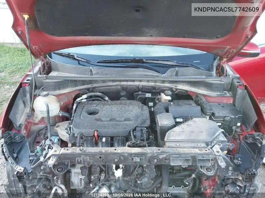 2020 KIA SPORTAGE VIN KNDPNCAC5L7742609 — фото 10