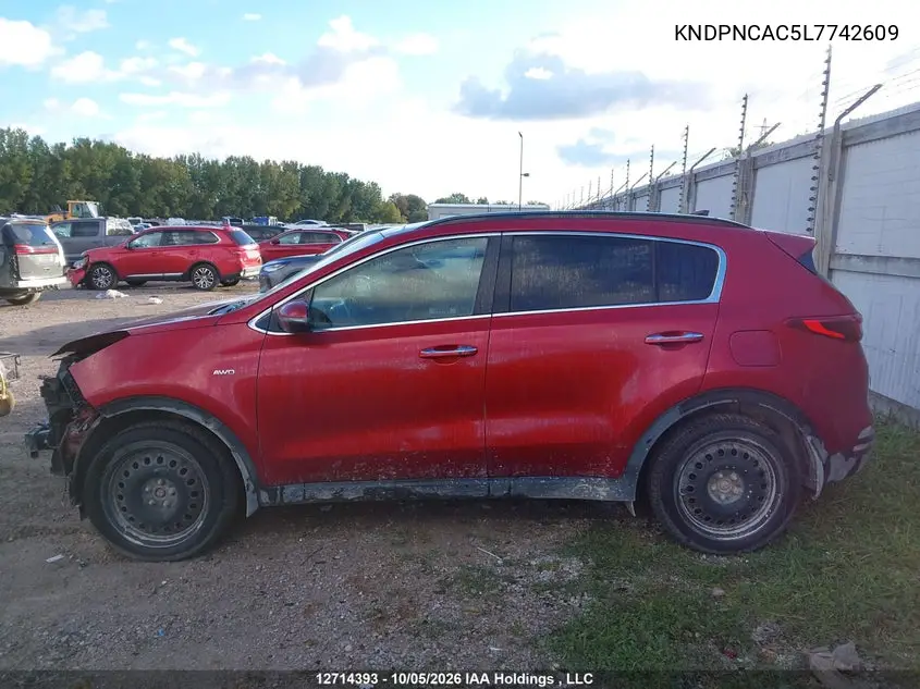 2020 KIA SPORTAGE VIN KNDPNCAC5L7742609 — фото 15