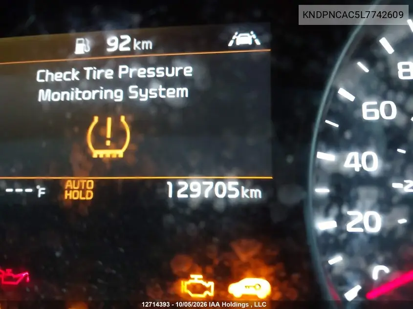 2020 KIA SPORTAGE VIN KNDPNCAC5L7742609 — фото 16