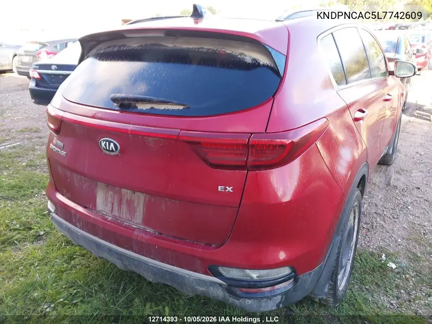 2020 KIA SPORTAGE VIN KNDPNCAC5L7742609 — фото 17
