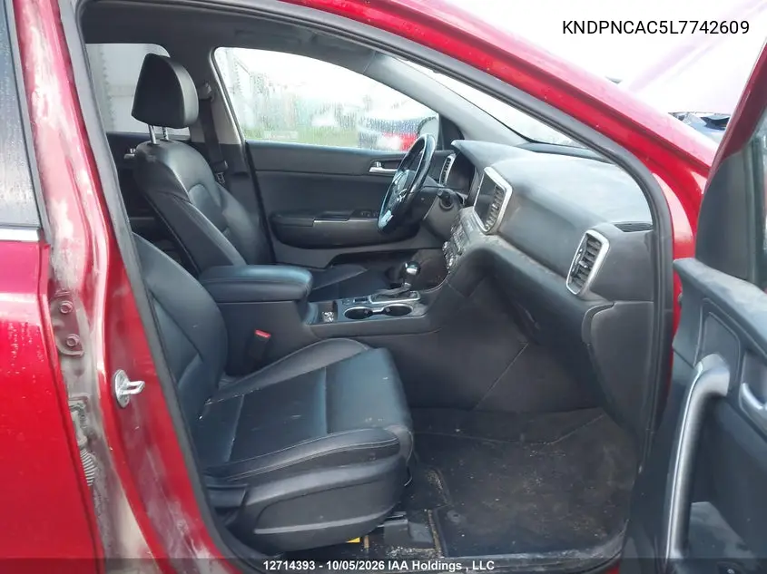 2020 KIA SPORTAGE VIN KNDPNCAC5L7742609 — фото 5