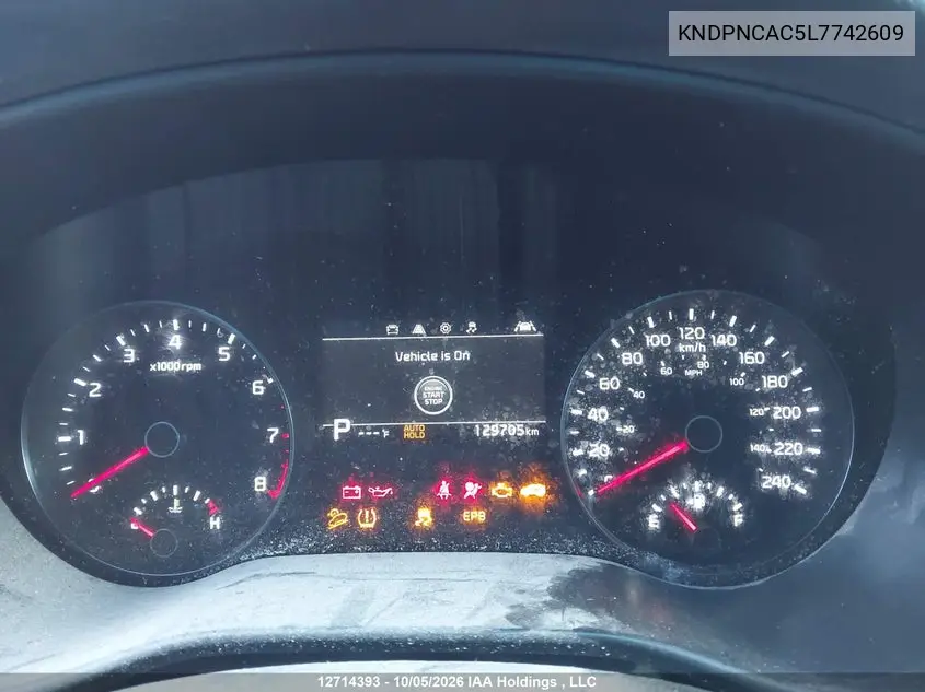 2020 KIA SPORTAGE VIN KNDPNCAC5L7742609 — фото 7