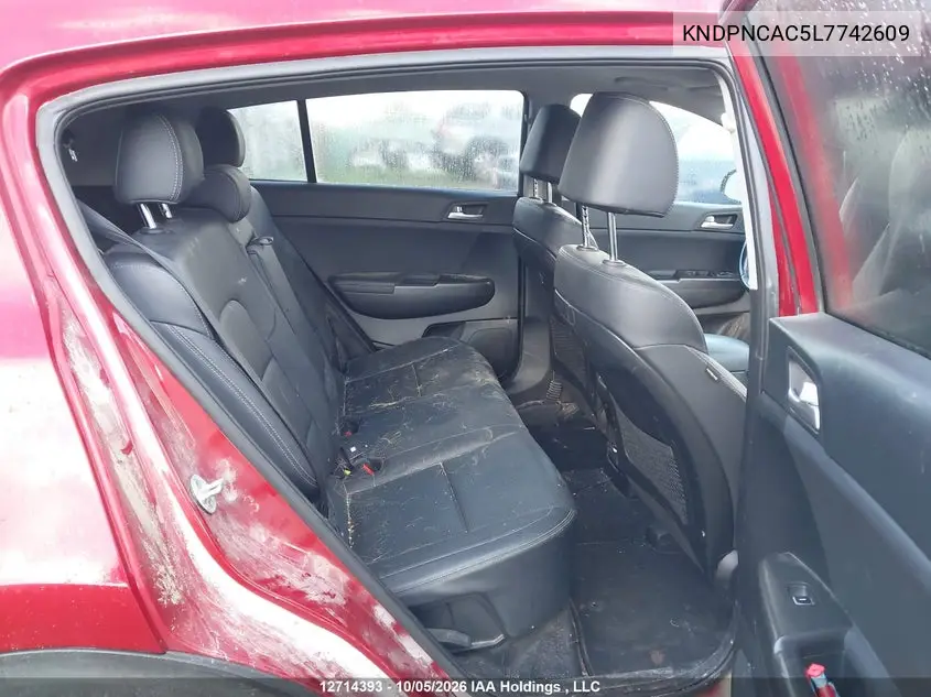 2020 KIA SPORTAGE VIN KNDPNCAC5L7742609 — фото 8