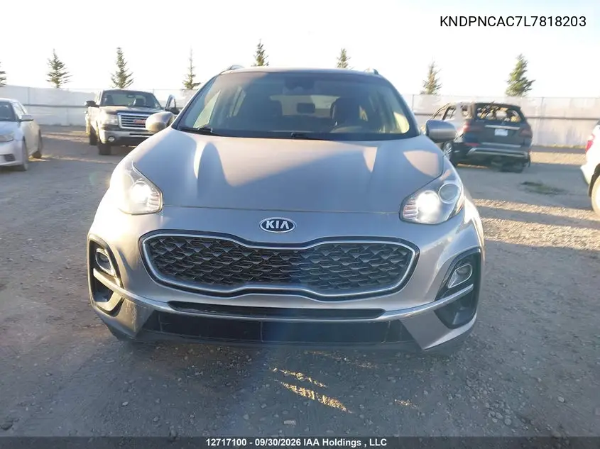 2020 KIA SPORTAGE VIN KNDPNCAC7L7818203 — фото 11