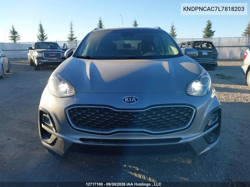 2020 KIA SPORTAGE VIN KNDPNCAC7L7818203 — фото 6