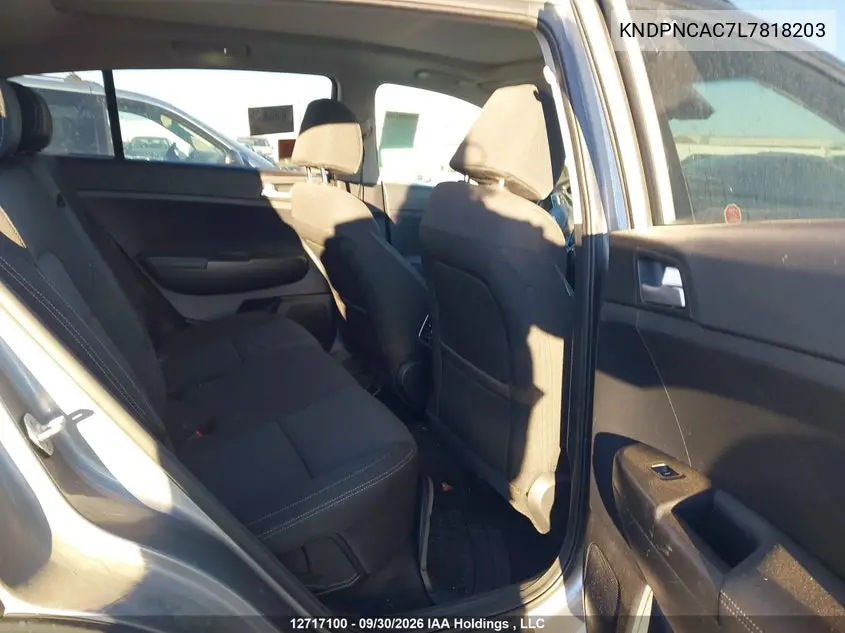 2020 KIA SPORTAGE VIN KNDPNCAC7L7818203 — фото 8