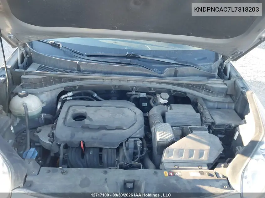 2020 KIA SPORTAGE VIN KNDPNCAC7L7818203 — фото 9