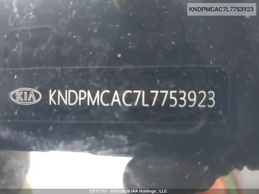 2020 KIA SPORTAGE VIN KNDPMCAC7L7753923 — фото 17