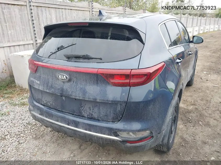 2020 KIA SPORTAGE VIN KNDPMCAC7L7753923 — фото 4