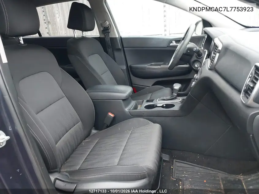 2020 KIA SPORTAGE VIN KNDPMCAC7L7753923 — фото 5