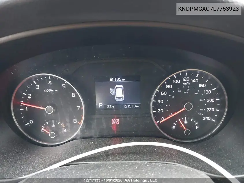 2020 KIA SPORTAGE VIN KNDPMCAC7L7753923 — фото 7