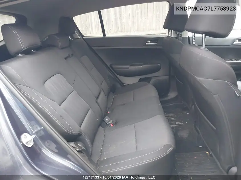 2020 KIA SPORTAGE VIN KNDPMCAC7L7753923 — фото 8