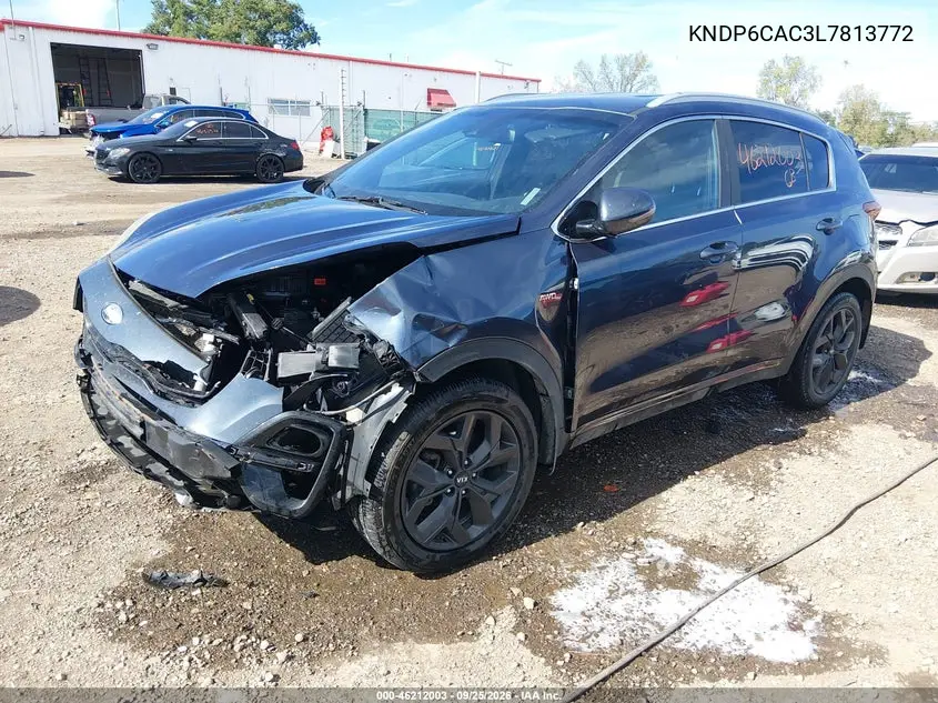 2020 KIA SPORTAGE VIN KNDP6CAC3L7813772 — фото 2