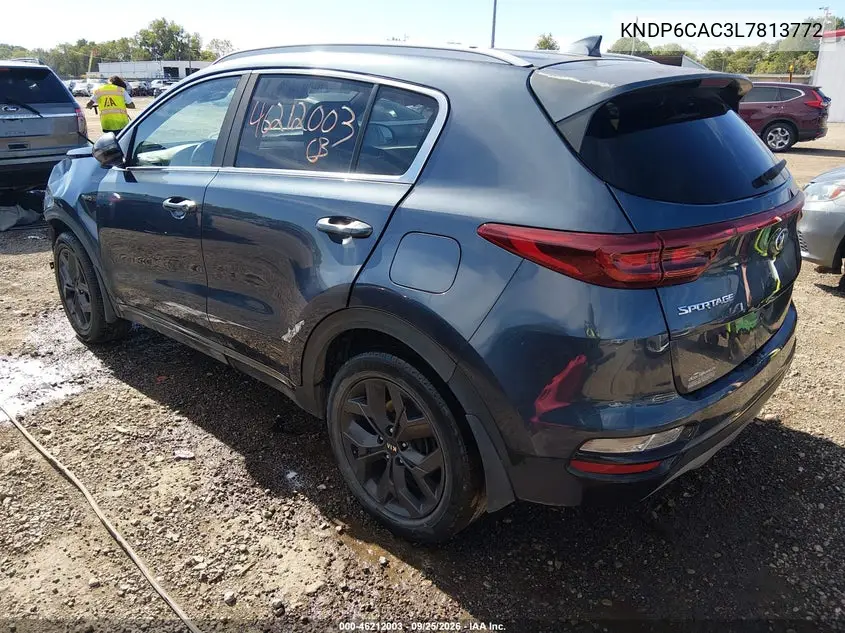 2020 KIA SPORTAGE VIN KNDP6CAC3L7813772 — фото 3