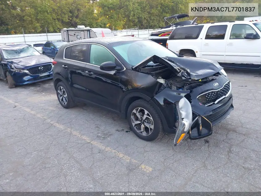 KIA SPORTAGE 2020, VIN KNDPM3AC7L7701837