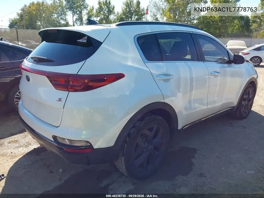 2020 KIA SPORTAGE VIN KNDP63AC1L7778763 — фото 4