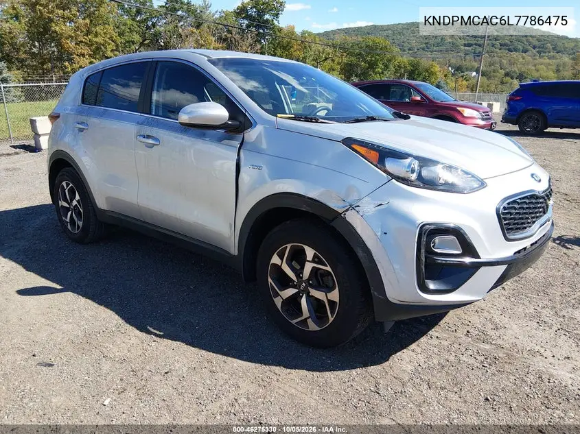 KIA SPORTAGE 2020, VIN KNDPMCAC6L7786475