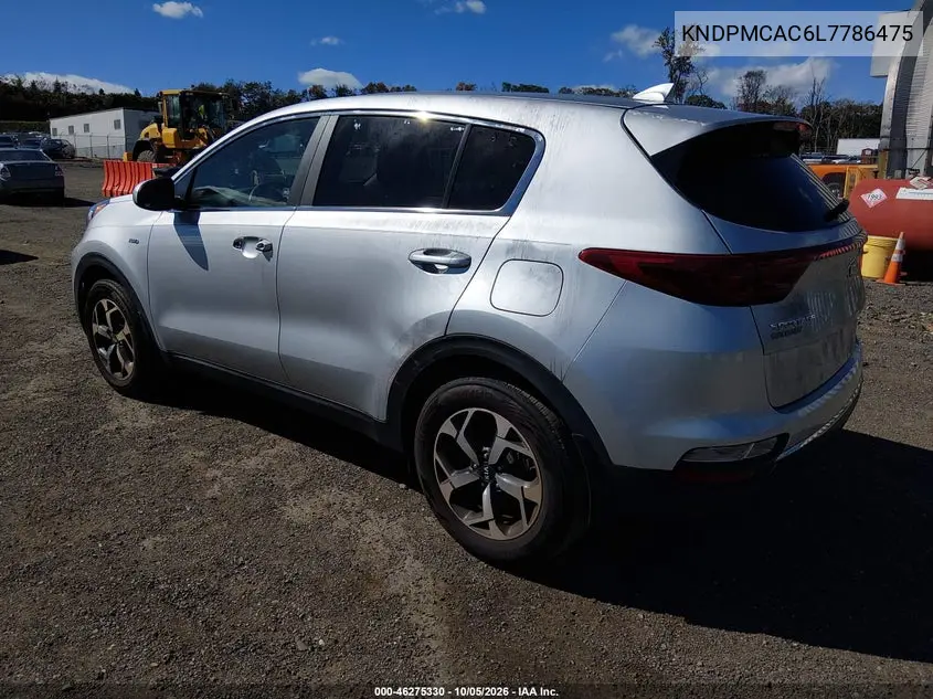 2020 KIA SPORTAGE VIN KNDPMCAC6L7786475 — фото 3