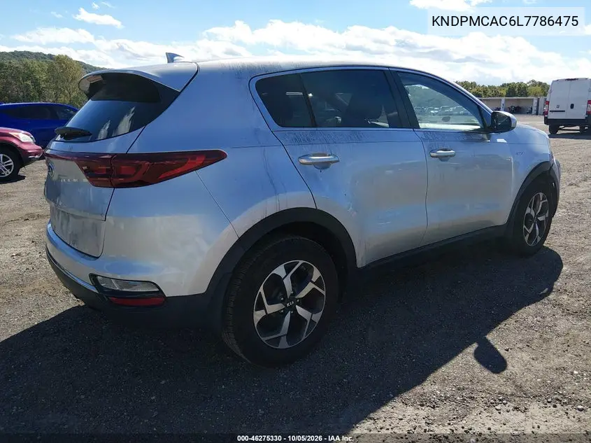 2020 KIA SPORTAGE VIN KNDPMCAC6L7786475 — фото 4