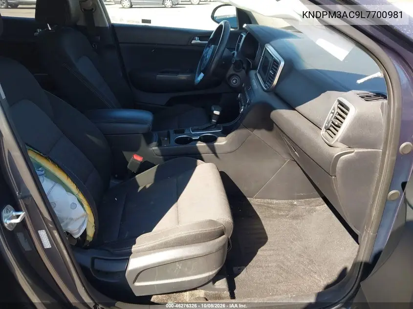 2020 KIA SPORTAGE VIN KNDPM3AC9L7700981 — фото 5