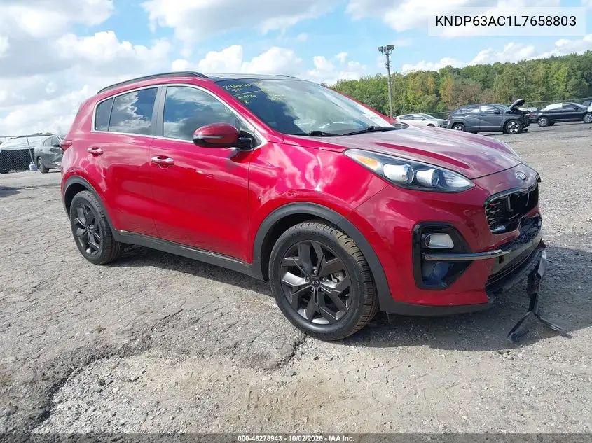 KIA SPORTAGE 2020, VIN KNDP63AC1L7658803