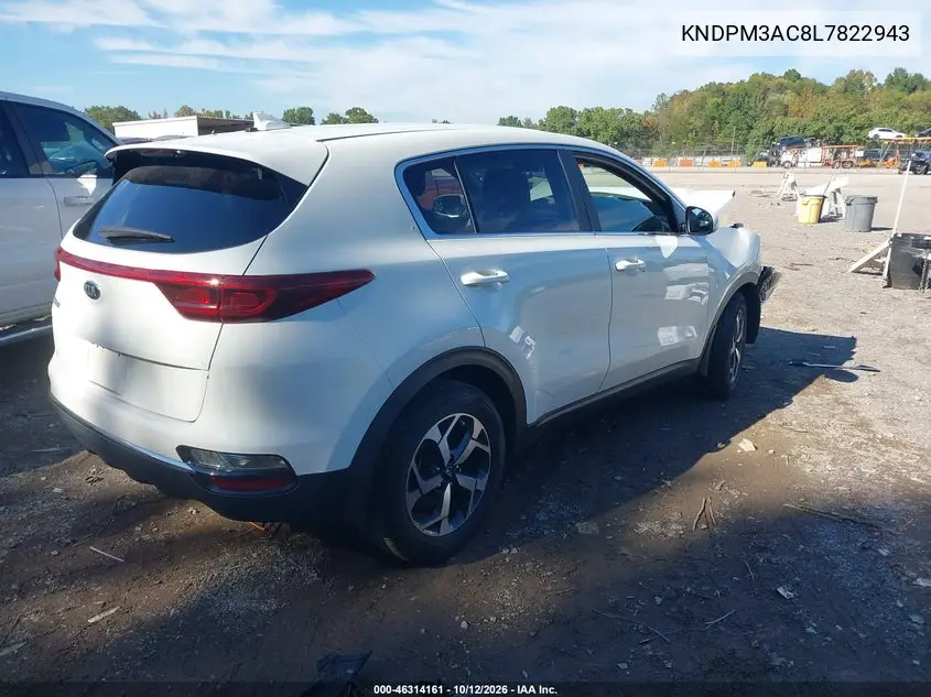 2020 KIA SPORTAGE VIN KNDPM3AC8L7822943 — фото 4