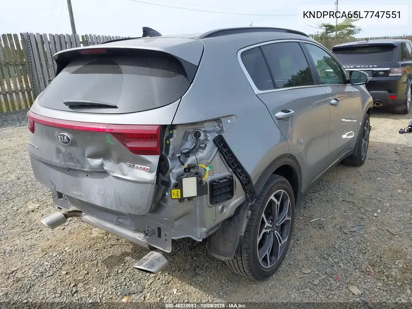 2020 KIA SPORTAGE VIN KNDPRCA65L7747551 — фото 4