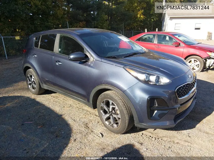 KIA SPORTAGE 2020, VIN KNDPM3AC5L7831244