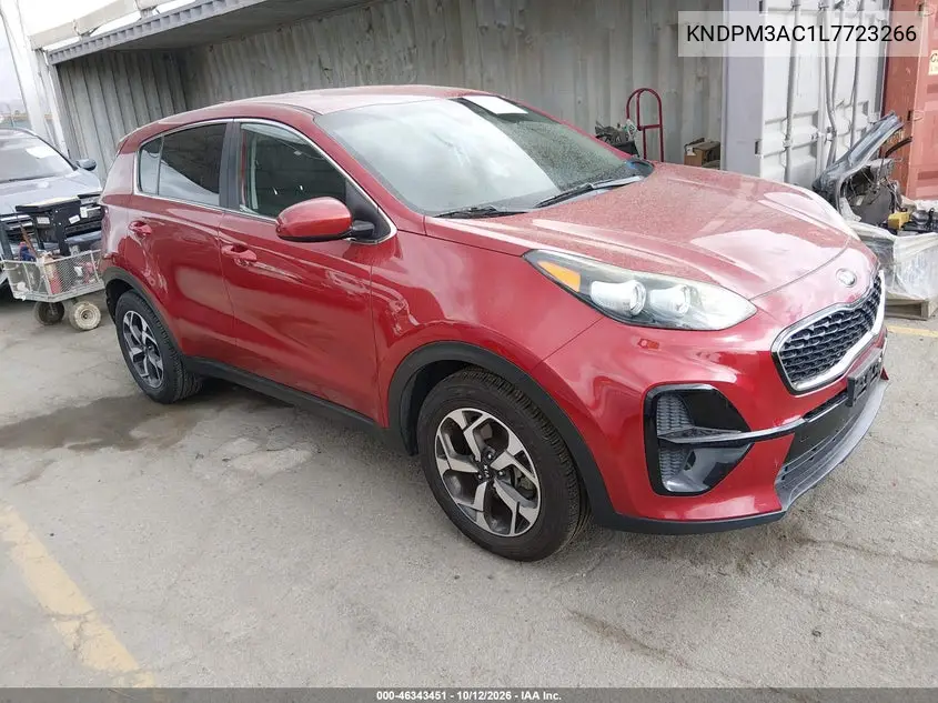 KIA SPORTAGE 2020, VIN KNDPM3AC1L7723266