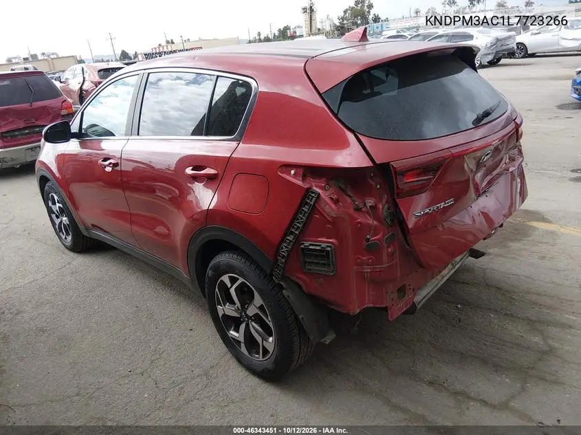 2020 KIA SPORTAGE VIN KNDPM3AC1L7723266 — фото 3
