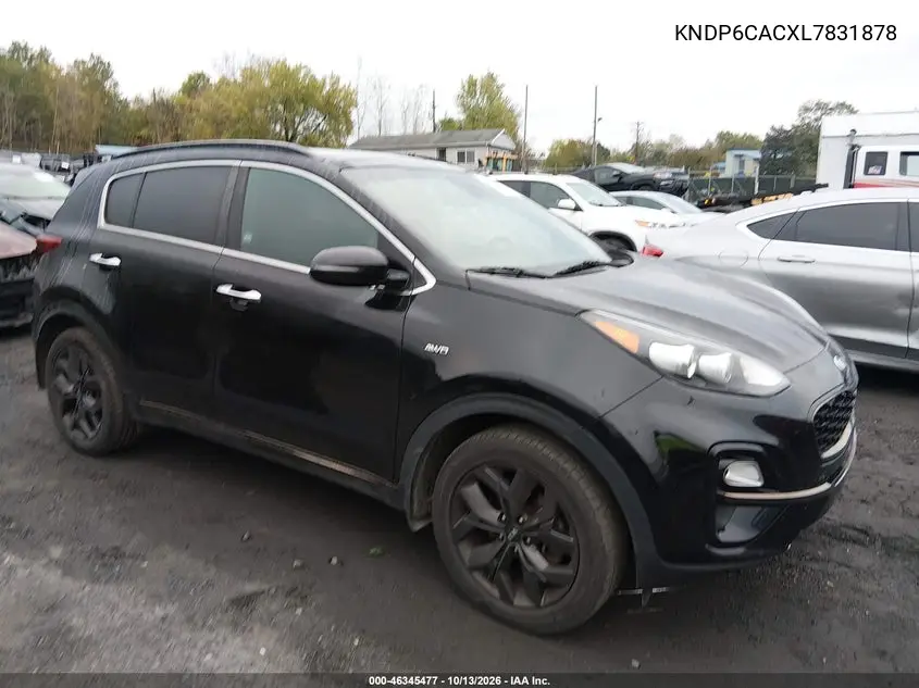 2020 KIA SPORTAGE VIN KNDP6CACXL7831878 — фото 2