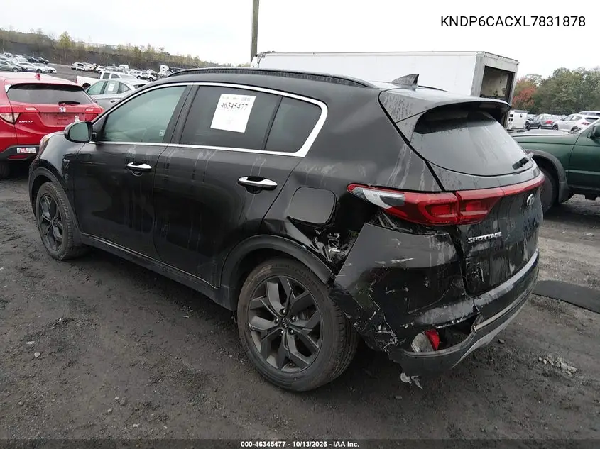2020 KIA SPORTAGE VIN KNDP6CACXL7831878 — фото 4