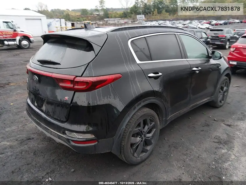 KIA SPORTAGE 2020, VIN KNDP6CACXL7831878