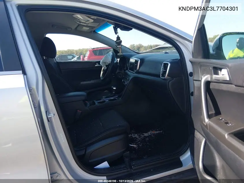 2020 KIA SPORTAGE VIN KNDPM3AC3L7704301 — фото 5