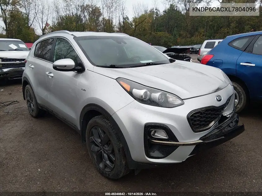 KIA SPORTAGE 2020, VIN KNDP6CACXL7804096