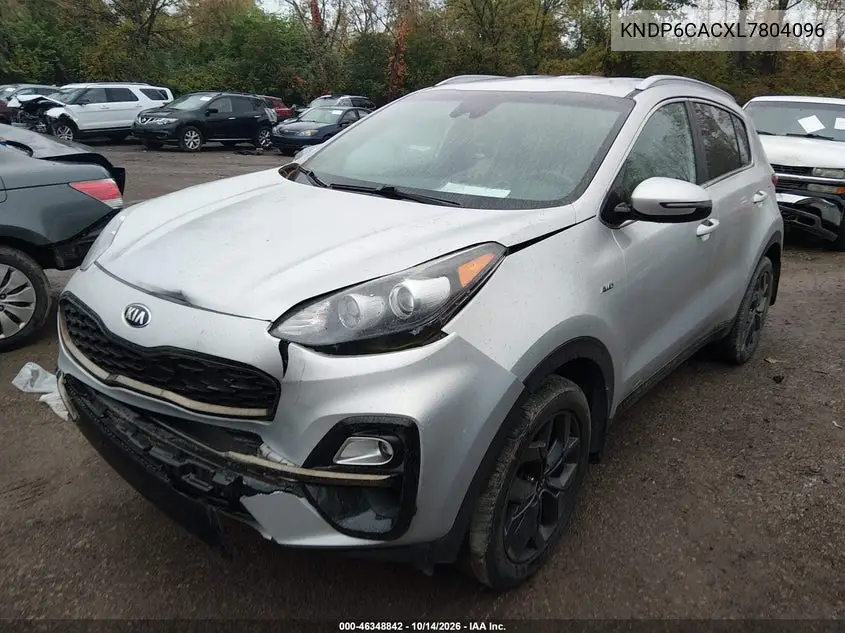 2020 KIA SPORTAGE VIN KNDP6CACXL7804096 — фото 2