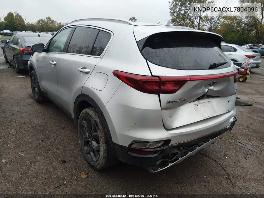 2020 KIA SPORTAGE VIN KNDP6CACXL7804096 — фото 3
