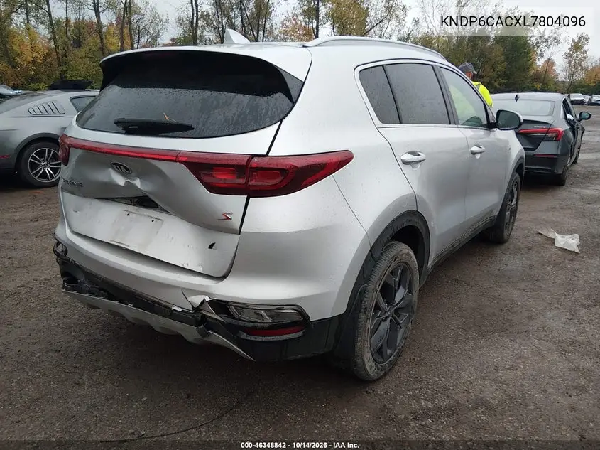 2020 KIA SPORTAGE VIN KNDP6CACXL7804096 — фото 4
