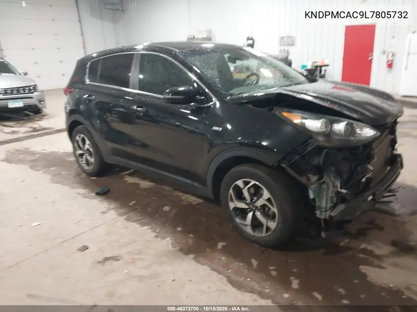 KIA SPORTAGE 2020, VIN KNDPMCAC9L7805732