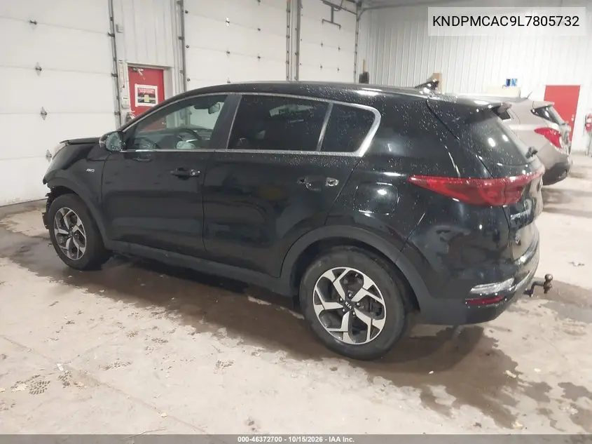 2020 KIA SPORTAGE VIN KNDPMCAC9L7805732 — фото 3