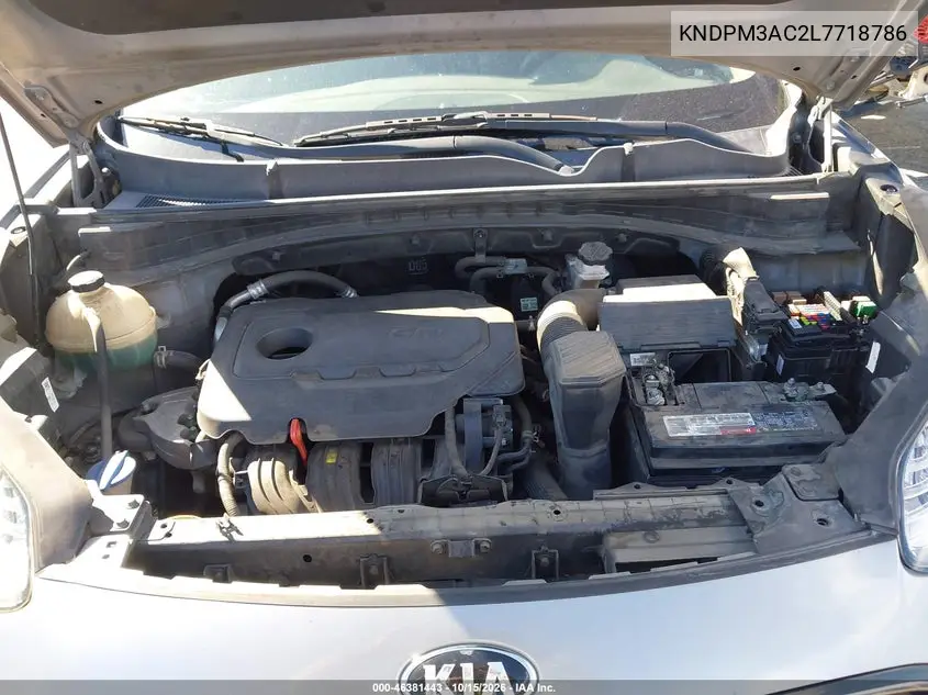 2020 KIA SPORTAGE VIN KNDPM3AC2L7718786 — фото 10